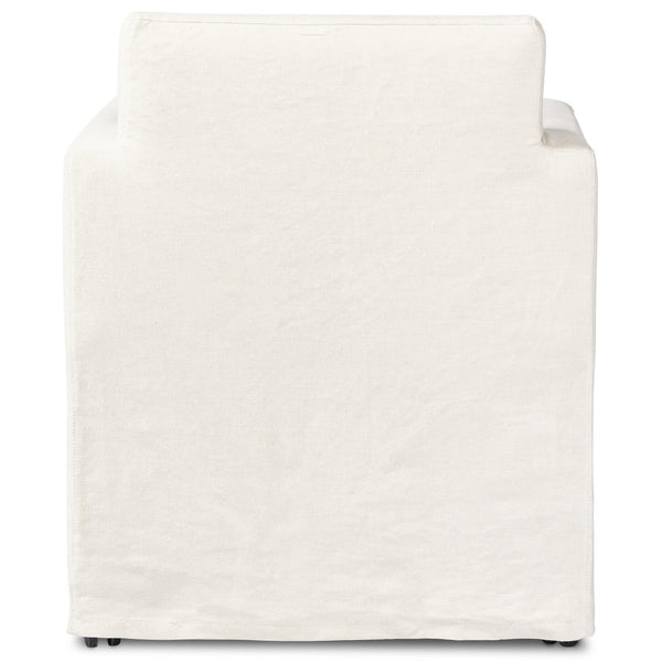 Home Fashion Ostend Outdoor Slipcover Dining Chair Bombay Flax Set Of 2 By Four Hands