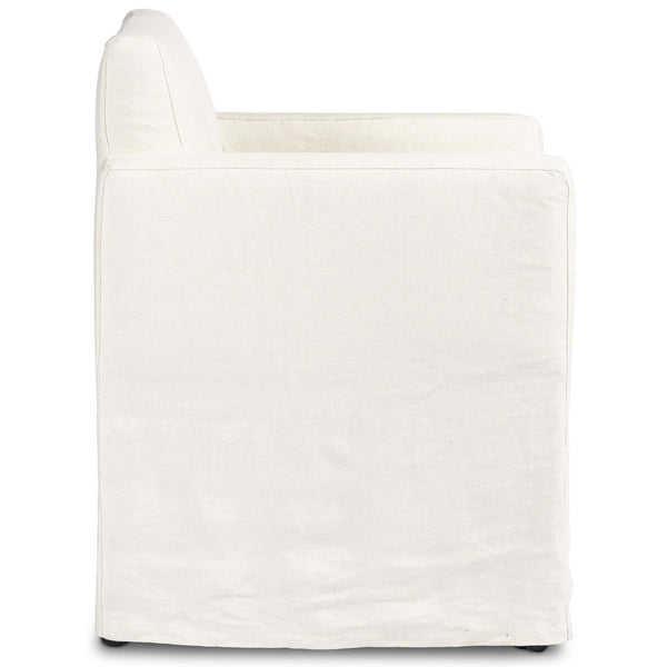 Home Fashion Ostend Outdoor Slipcover Dining Chair Bombay Flax Set Of 2 By Four Hands