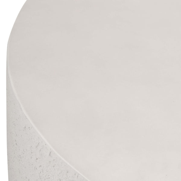 Home Fashion Otero Round Outdoor Coffee Table White By Four Hands