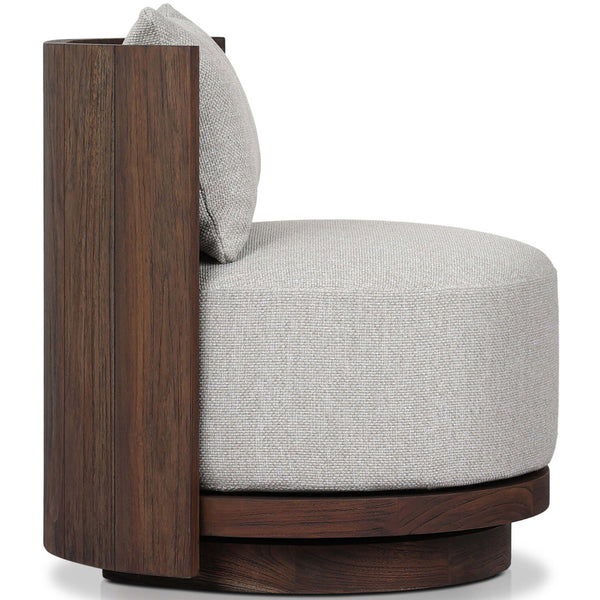 Home Fashion Ozzy Outdoor Swivel Chair Ramiro Ecru By Four Hands