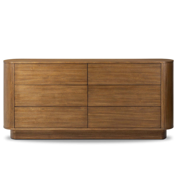 Home Fashion Paden 6 Drawer Dresser Seasoned Brown By Four Hands