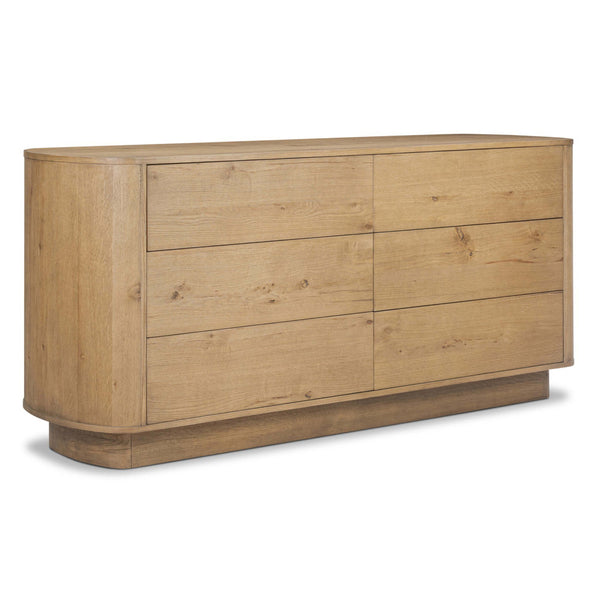 home fashion Paden 6 Drawer Dresser Worn Oak by Four Hands
