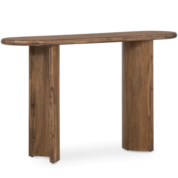 home fashion Paden Console Table Seasoned Brown Acacia by Four Hands