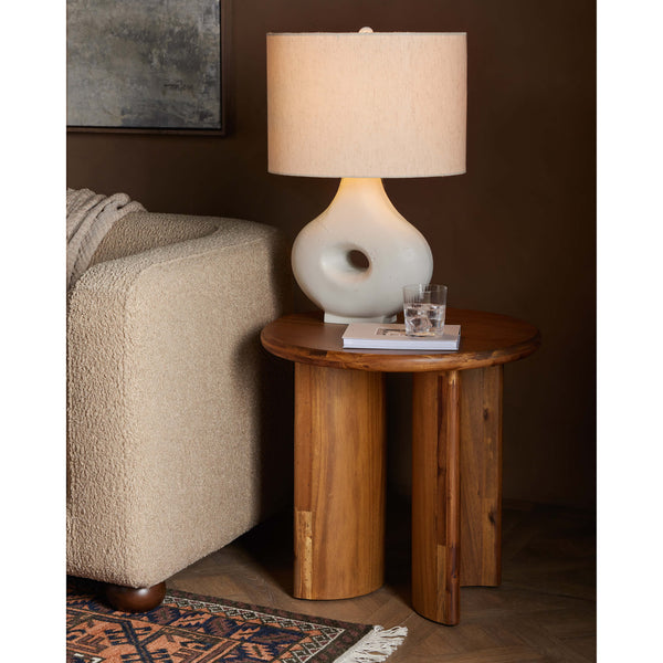 Home Fashion Paden End Table Sandy Acacia By Four Hands