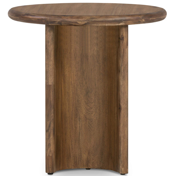 Home Fashion Paden End Table Seasoned Brown Acacia By Four Hands