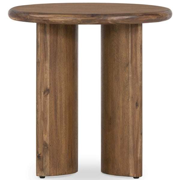 Home Fashion Paden End Table Seasoned Brown Acacia By Four Hands
