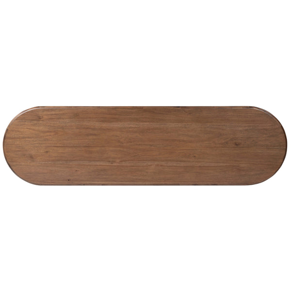 Home Fashion Paden Large Console Table Seasoned Brown Acacia By Four Hands