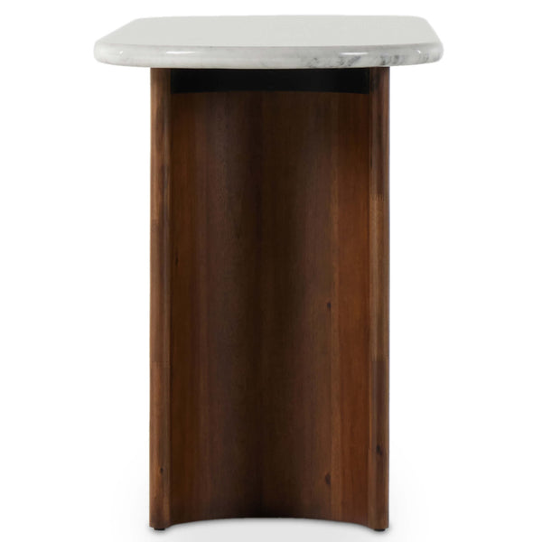 Home Fashion Paden Large Console Table White Marble By Four Hands