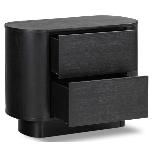 Home Fashion Paden Nightstand Aged Black By Four Hands