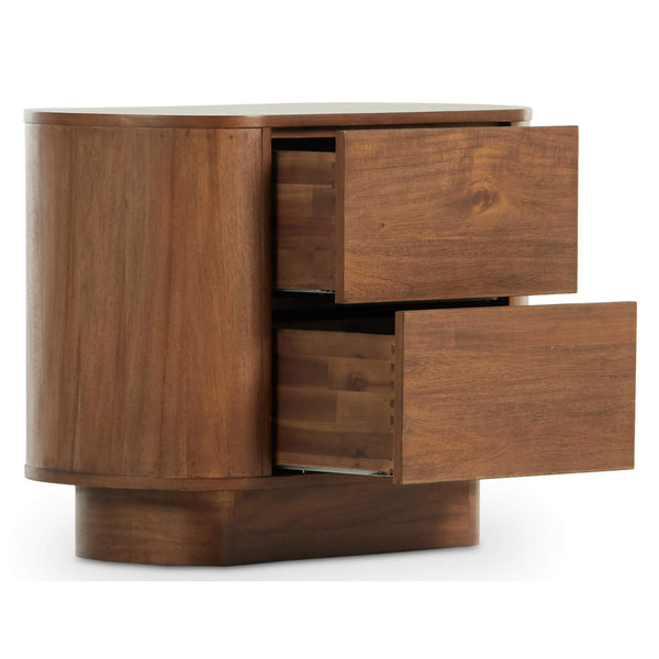 Home Fashion Paden Nightstand Seasoned Brown By Four Hands