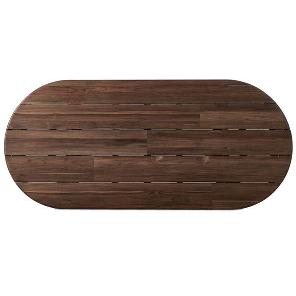 Home Fashion Paden Outdoor Dining Table Stained Toasted Brown By Four Hands