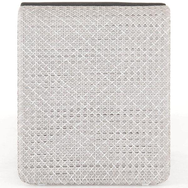 Home Fashion Paige Outdoor Woven Chaise Brushed Grey By Four Hands