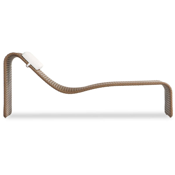 Home Fashion Paige Outdoor Woven Chaise Natural By Four Hands