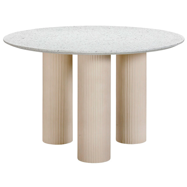 home fashion Parcino Outdoor Round Dining Table Terrazzo