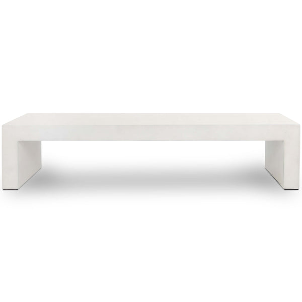 Home Fashion Parish Coffee Table White Concrete By Four Hands