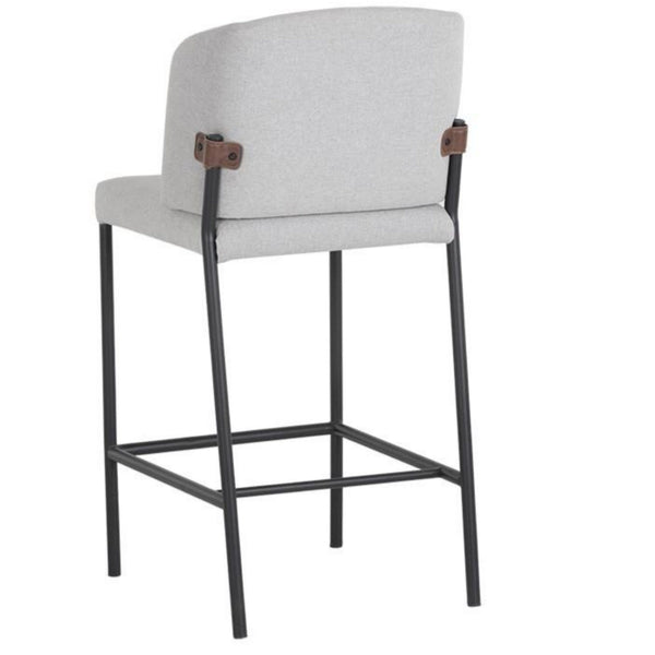 Home Fashion Pearce Counter Stool Light Grey Set Of 2
