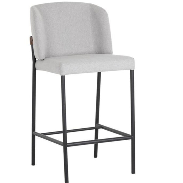 home fashion Pearce Counter Stool Light Grey Set of 2