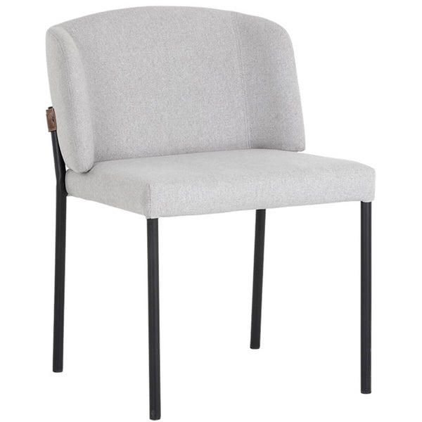home fashion Pearce Dining Chair Light Grey Set of 2