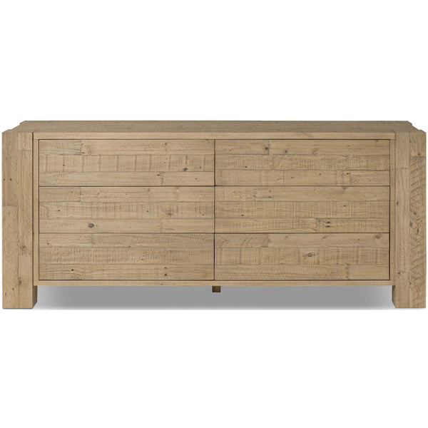 Home Fashion Perot 6 Drawer Dresser Light Blonde By Four Hands