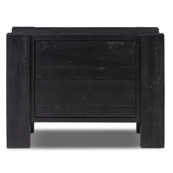 Home Fashion Perot Nightstand Aged Black By Four Hands