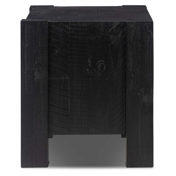 Home Fashion Perot Nightstand Aged Black By Four Hands