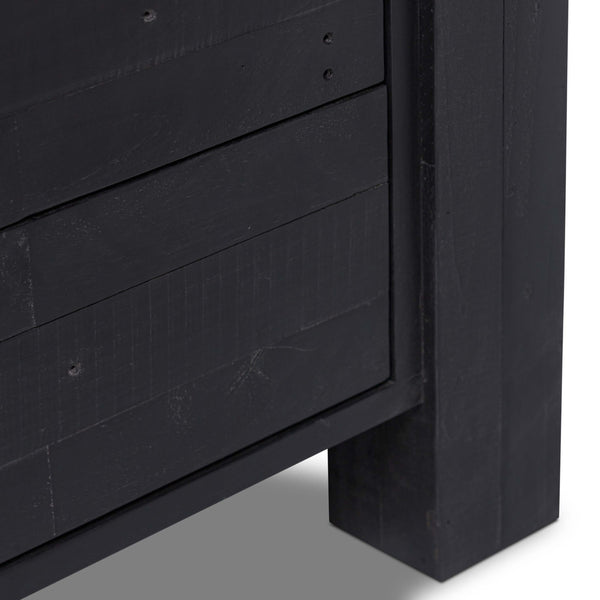 Home Fashion Perot Nightstand Aged Black By Four Hands