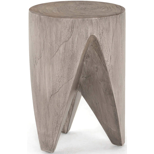 Home Fashion Petros End Table Weathered Grey By Four Hands