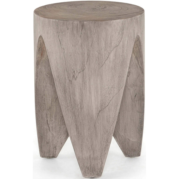 home fashion Petros End Table Weathered Grey by Four Hands
