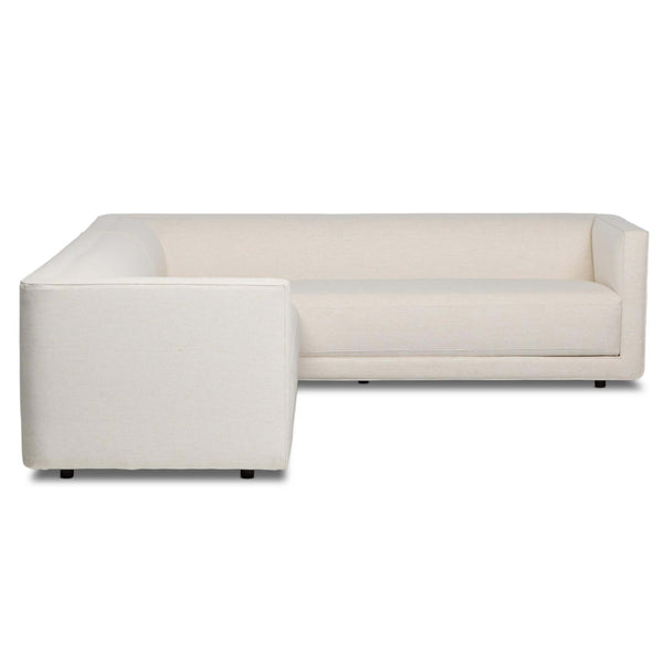 Home Fashion Phillip 2-Piece Sectional Nomad Snow By Four Hands