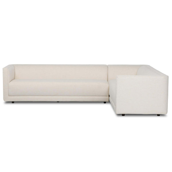 Home Fashion Phillip 2-Piece Sectional Nomad Snow By Four Hands