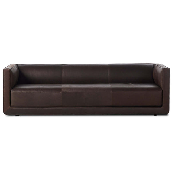 home fashion Phillip Leather Sofa Heirloom Cigar by Four Hands