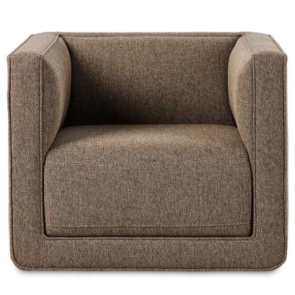 Home Fashion Phillip Swivel Chair Delta Tweed By Four Hands