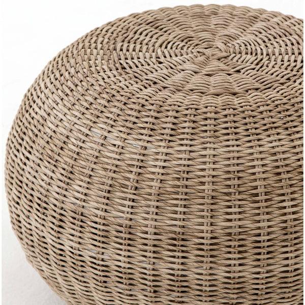 Home Fashion Phoenix Outdoor Accent Stool Vintage White By Four Hands