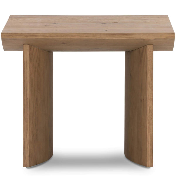 Home Fashion Pickford End Table Dusted Oak Veneer By Four Hands