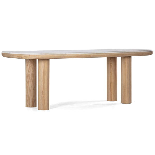 home fashion Pillar Rectangular Dining Table Calm Nature