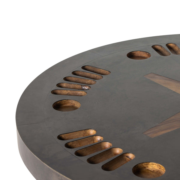 Home Fashion Poker Table Natural Brown Guanacaste By Four Hands