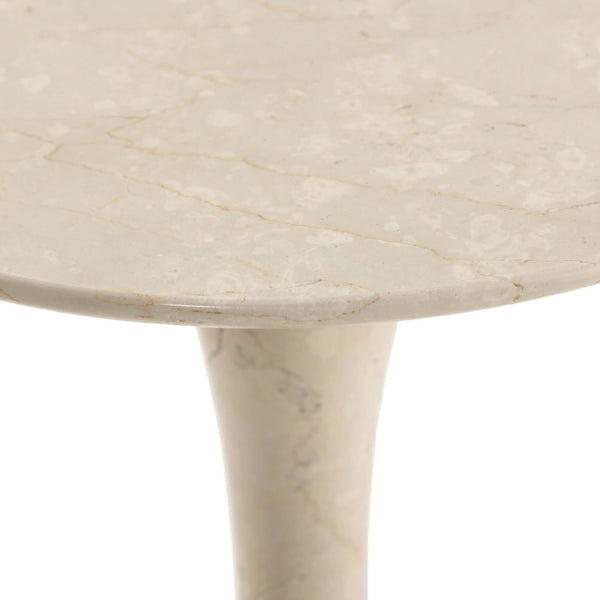 Home Fashion Polli End Table Cream Marble By Four Hands