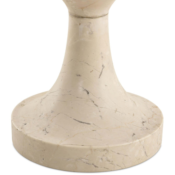 Home Fashion Polli End Table Cream Marble By Four Hands