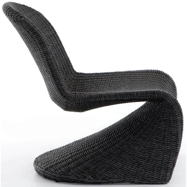 Home Fashion Portia Outdoor Chair Vintage Charcoal By Four Hands