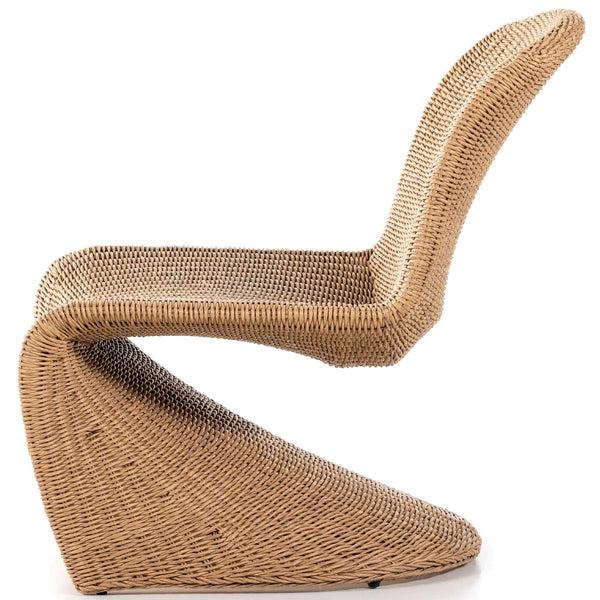 Home Fashion Portia Outdoor Chair Vintage Natural By Four Hands