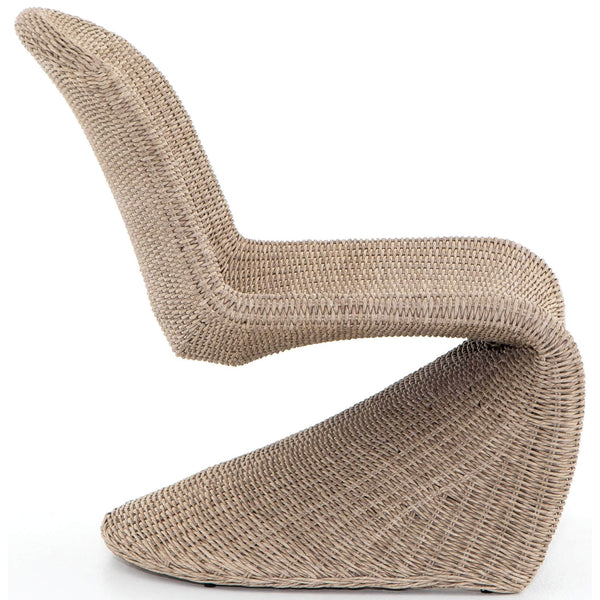 Home Fashion Portia Outdoor Chair Vintage White By Four Hands