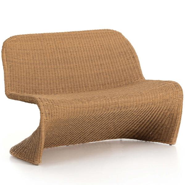 home fashion Portia Outdoor Dining Bench Natural by Four Hands