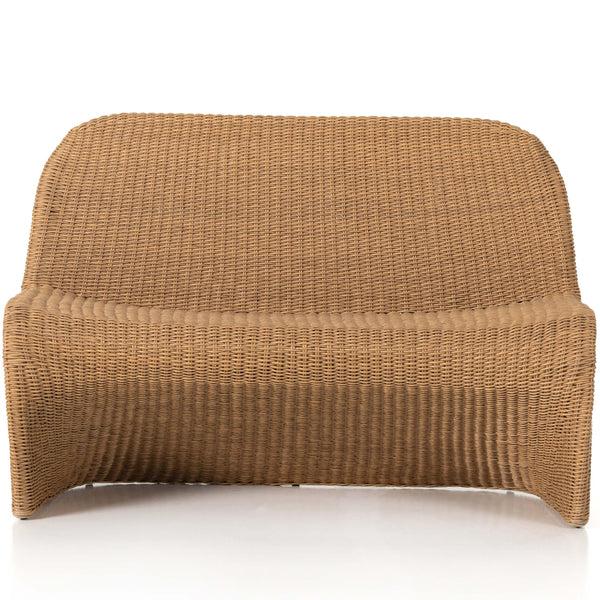 Home Fashion Portia Outdoor Dining Bench Natural By Four Hands