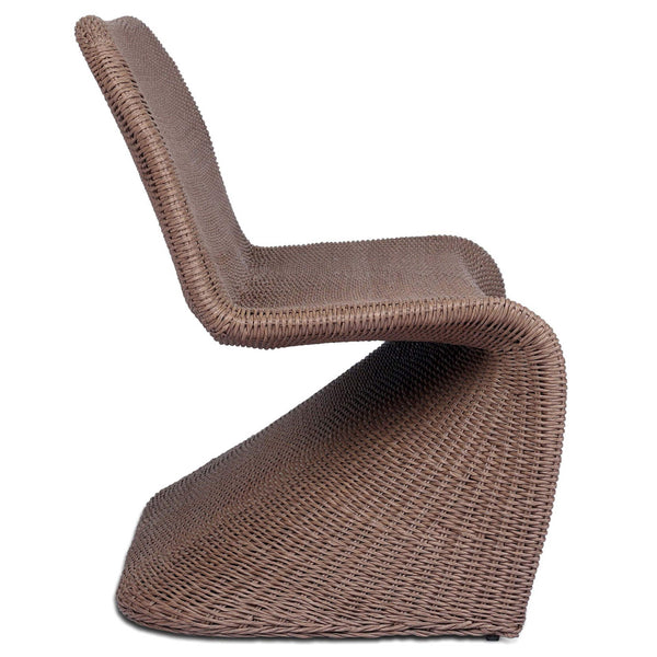 Home Fashion Portia Outdoor Dining Bench Tanned Weave By Four Hands