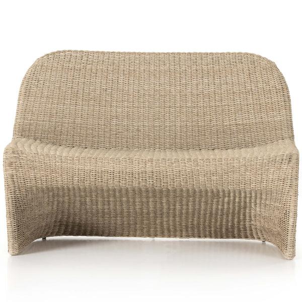 Home Fashion Portia Outdoor Dining Bench White By Four Hands