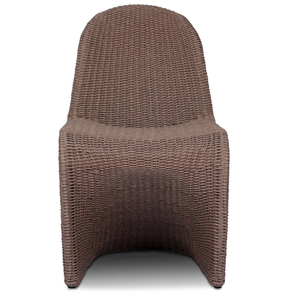 Home Fashion Portia Outdoor Dining Chair Tanned Weave By Four Hands