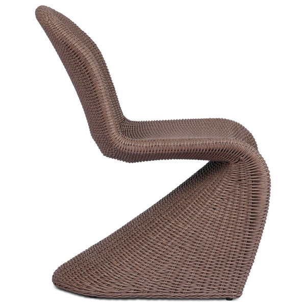 Home Fashion Portia Outdoor Dining Chair Tanned Weave By Four Hands