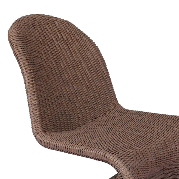 Home Fashion Portia Outdoor Dining Chair Tanned Weave By Four Hands