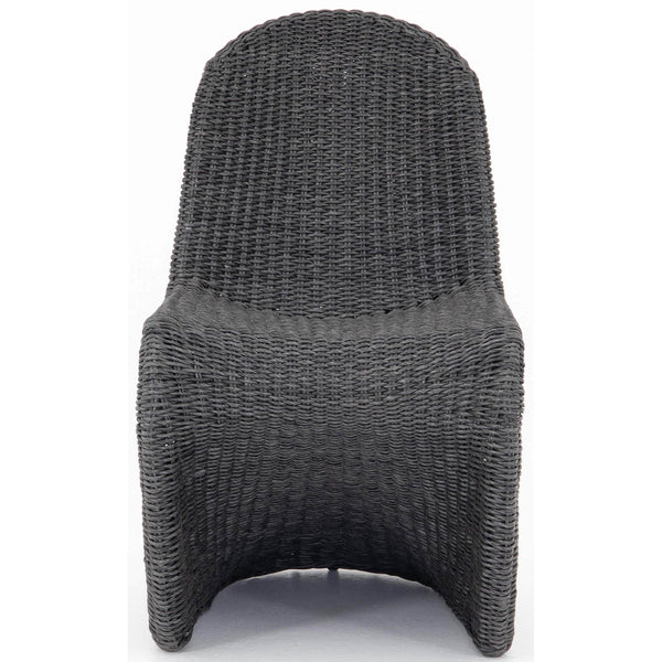 Home Fashion Portia Outdoor Dining Chair Vintage Charcoal Set Of 2 By Four Hands