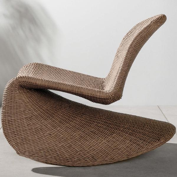 Home Fashion Portia Outdoor Rocking Chair Natural By Four Hands